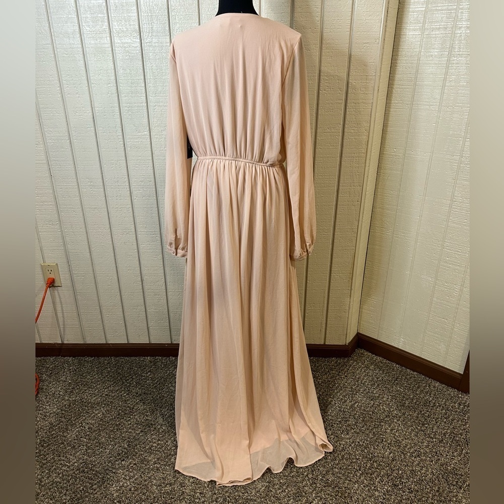 Lulu’s Wondrous Water Lilies Maxi Dress, size Large. NWT. - Picture 7 of 7